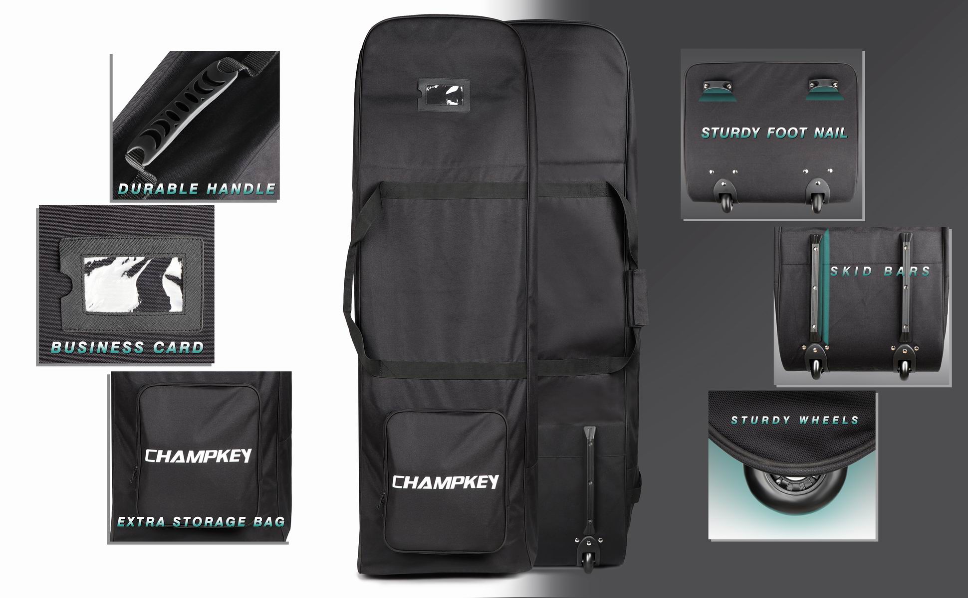 Champkey Traveler PRO 1 Golf Travel Bag Heavy Duty 900D Polyester