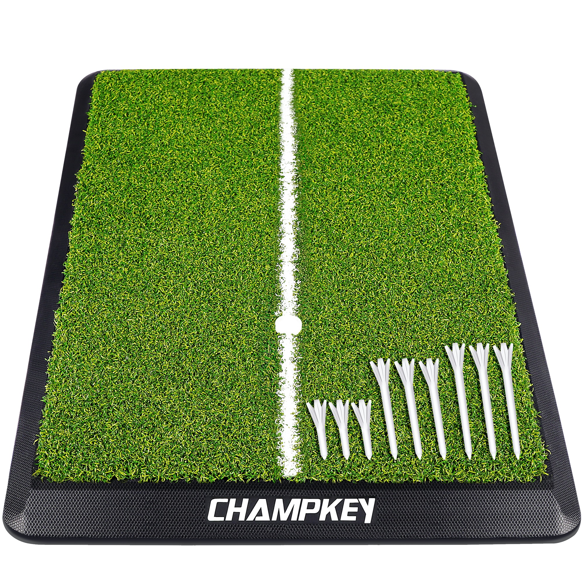 Champkey AGT Golf Hitting Mat Heavy Duty Rubber Base Golf Practice