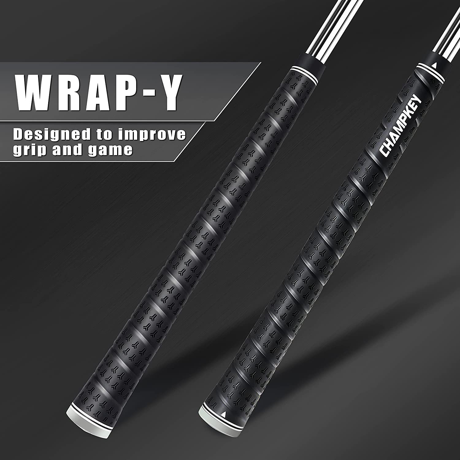 CHAMPKEY WRAP-Y Rubber Golf Grips Single Packaging